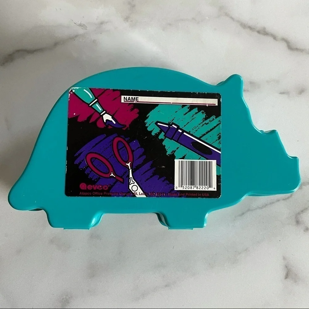Vintage/Retro Dinosaur Shaped Pencil Case